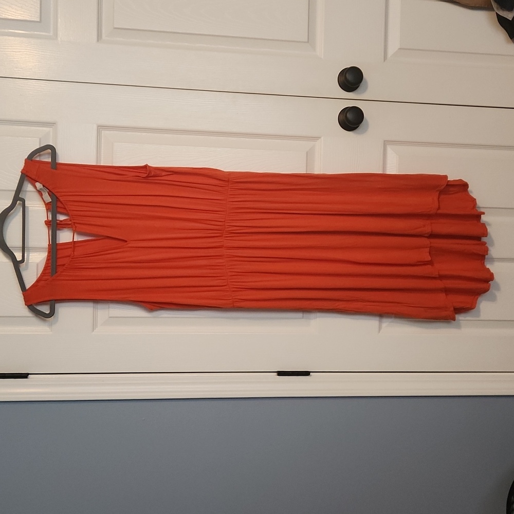 Orange Ann Taylor LOFT dress